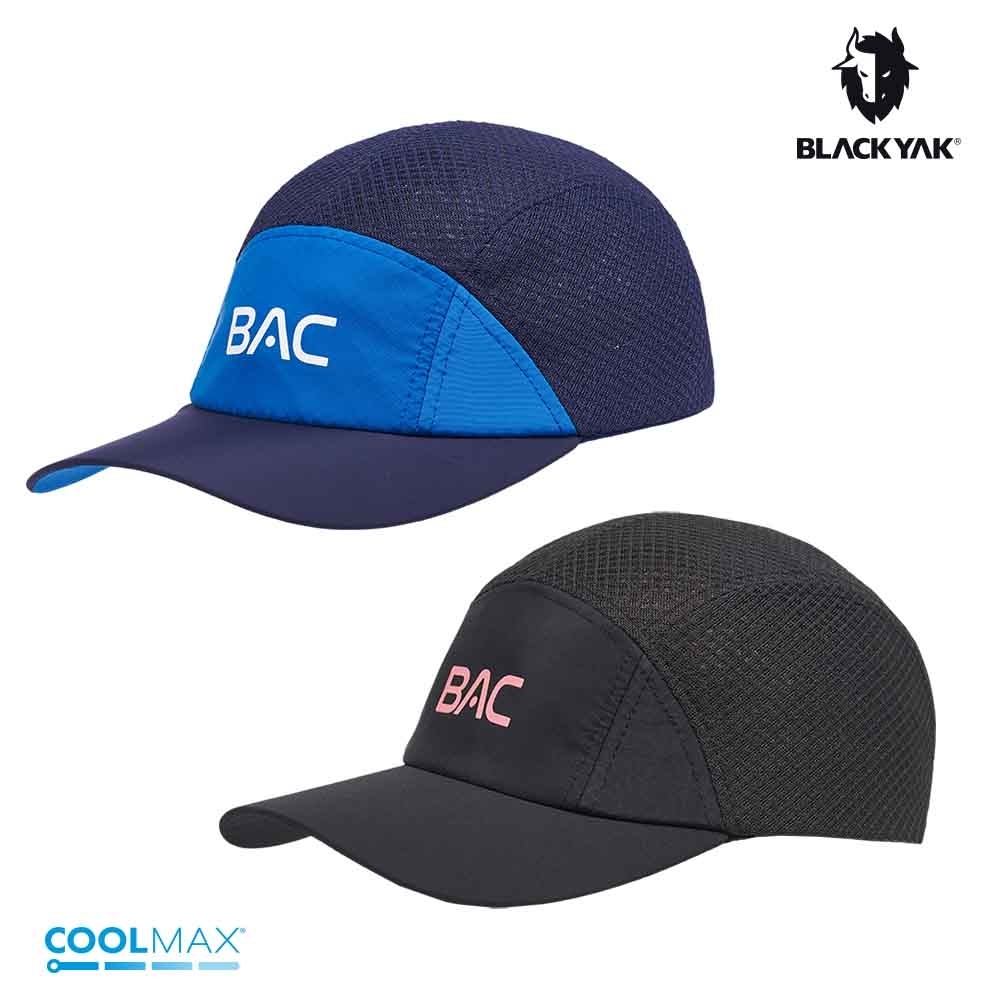 【BLACKYAK】BAC高透氣棒球帽[黑色/藍色]