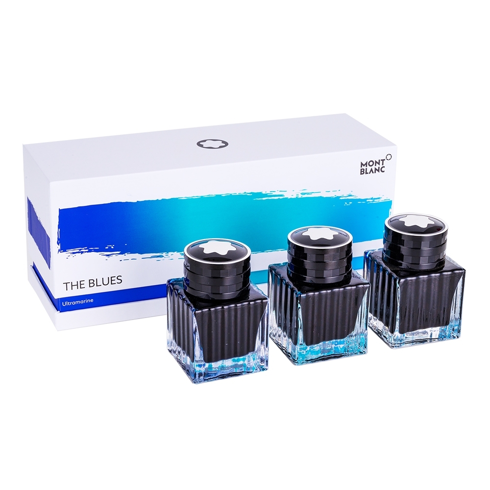 Montblanc 萬寶龍 藍調色彩組合墨水-3 x 30ml