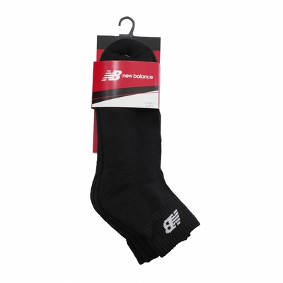 New Balance 襪子 Ankle Socks 黑 白 男女款 長襪 中筒襪 休閒 運動 NB 紐巴倫 3雙入 7831810289