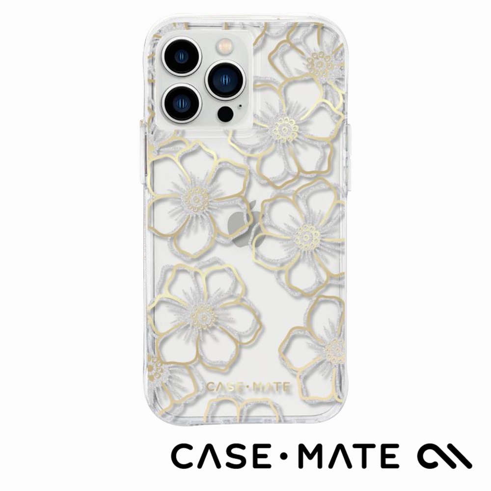 美國 CASE·MATE iPhone 14 Plus Floral Gems 鑽彩花漾環保抗菌防摔保護殼