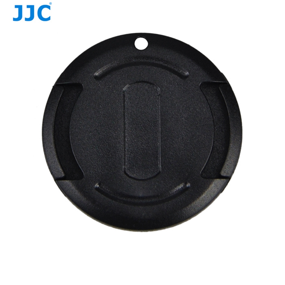 JJC副廠無字平捏鏡頭蓋27mm鏡頭蓋LC-27(B款,附孔繩)快扣鏡頭蓋27mm鏡頭保護前蓋