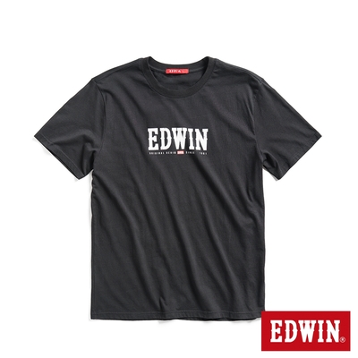 EDWIN 復古EDWIN經典短袖T恤-男-黑色