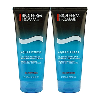 (即期品)BIOTHERM碧兒泉 海洋勁量全效沐浴膠200ml*2(至2020年04月)