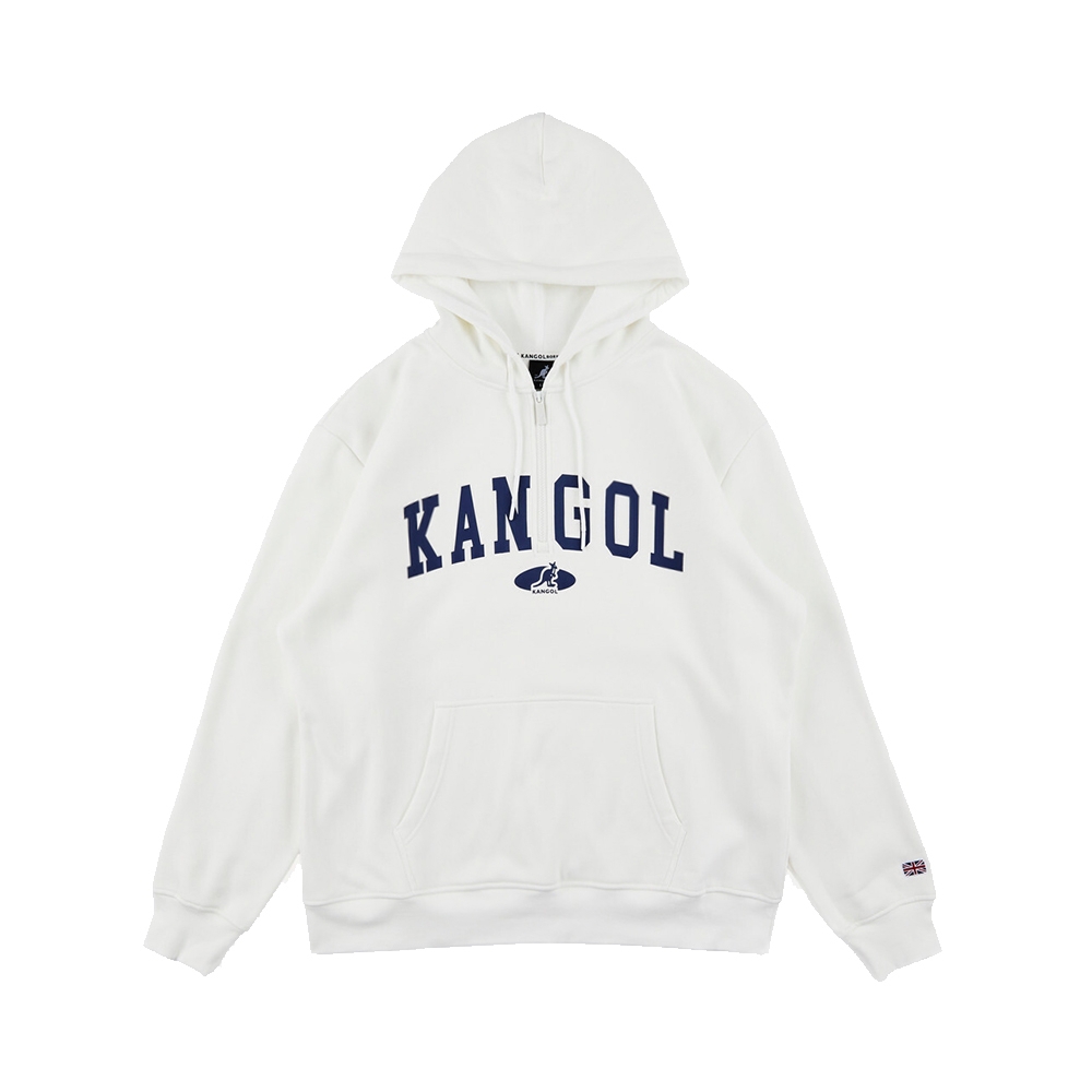 【KANGOL】 中性刷毛帽T 連帽長袖T恤 男女 - 6355105000