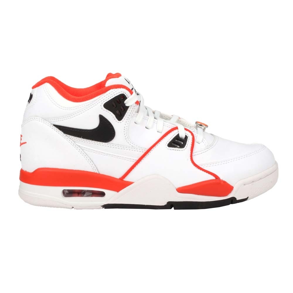 NIKE AIR FLIGHT 89 EMB 男籃球鞋-經典 復古 街頭籃球 氣墊 CZ6097100 白橘黑