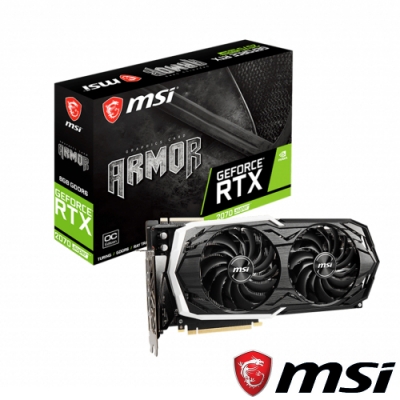 MSI微星 GeForce RTX 2070 SUPER ARMOR OC 顯示卡