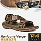 TEVA 抗菌 男 Hurricane Verge 可調式 耐磨運動織帶涼鞋(含鞋袋).溯溪鞋_橄欖綠條紋 product thumbnail 1