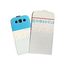 HAPPYMORI SAMSUNG GALAXY S3 聖誕點點 掀蓋式皮套