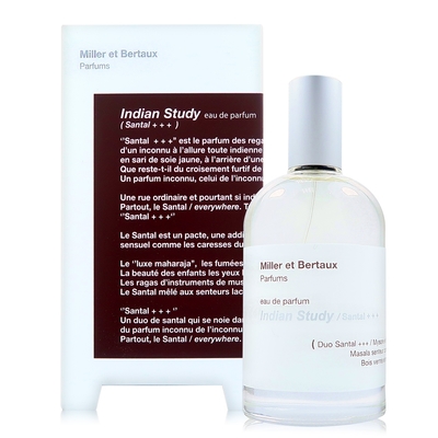 Miller Et Bertaux Indian Study 印度檀香 淡香精 100ML (平行輸入)