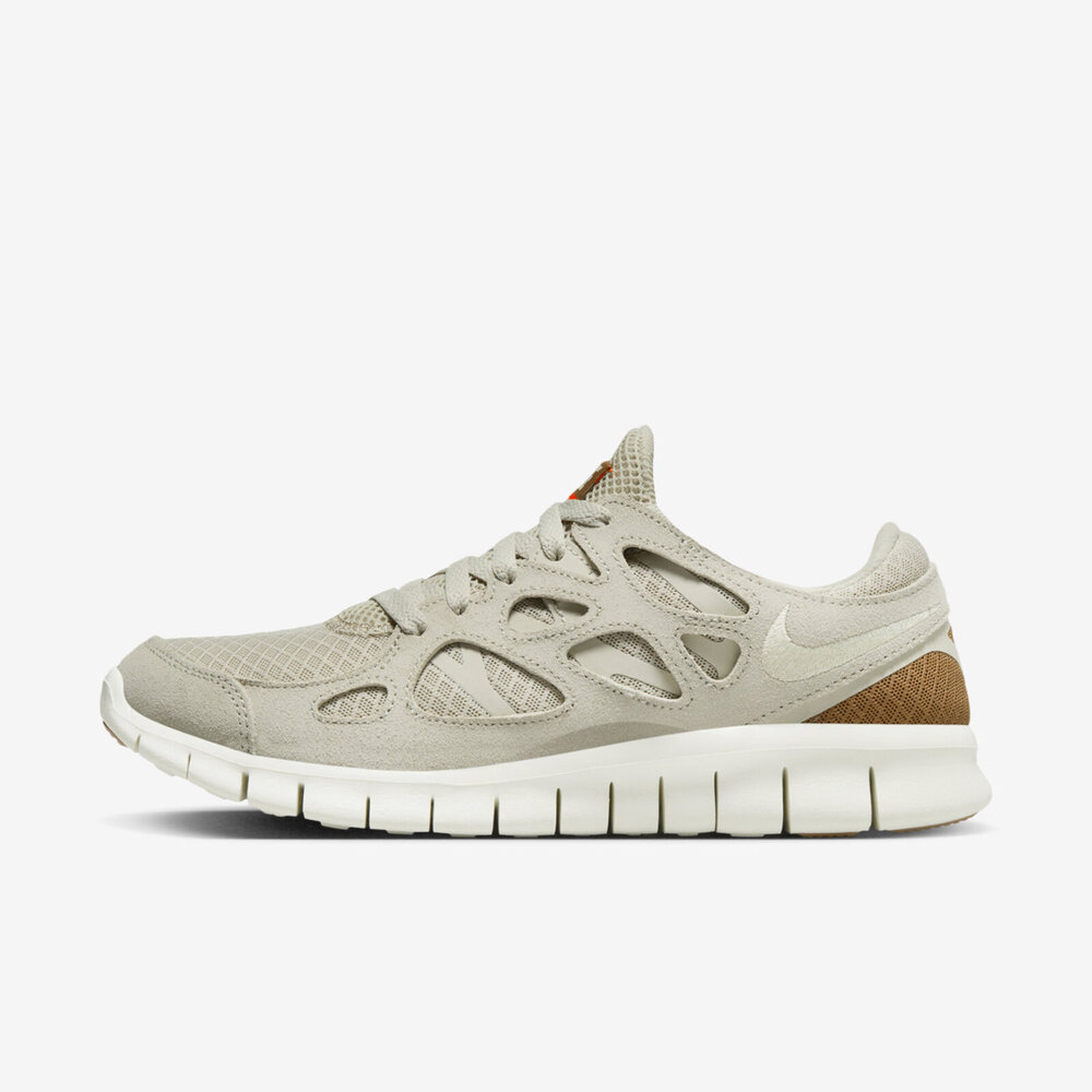 Nike Free Run 2 [DZ2773-171] 男 慢跑鞋 運動 路跑 赤足感 襪套式 緩震 柔軟 舒適 奶茶