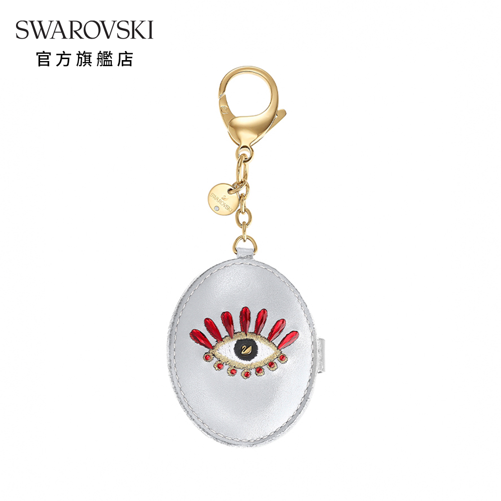 SWAROVSKI施華洛世奇 New Love 玫金色魅惑之眼鑰匙圈