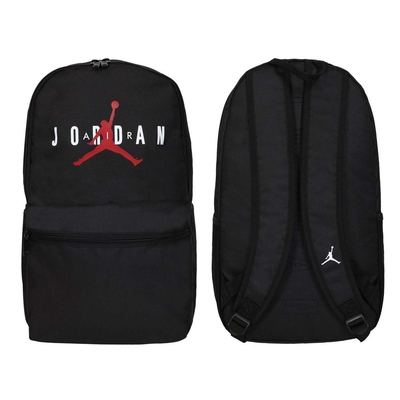 NIKE JORDAN 大型雙肩後背包- 飛人喬丹 肩背包 旅行包 JD2413006AD-005 黑紅白