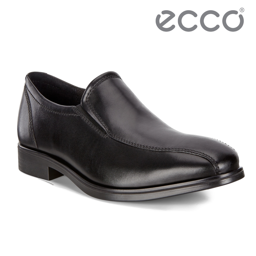 ECCO QUEENSTOWN 英倫商務套入式皮鞋 網路獨家 男鞋 黑色