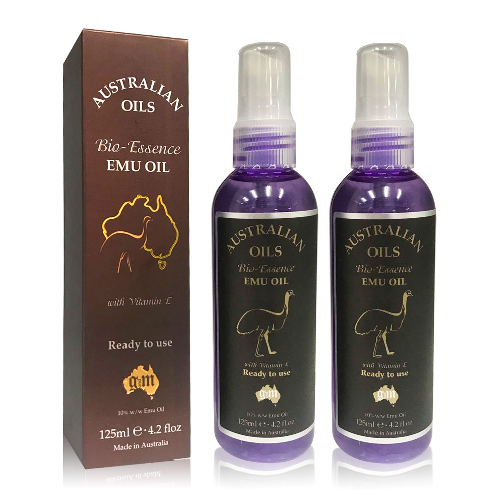 G&M Australian Oils Emu Oil 鴯鶓護膚精油 125ml (2入)