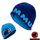 MAMMUT 長毛象 大Logo Beanie 羊毛雙層針織保暖帽_群青藍/帝國藍 product thumbnail 1
