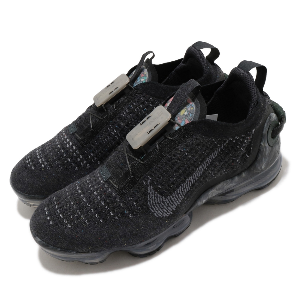 Nike 休閒鞋 Vapormax 2020 FK 運動 男鞋 氣墊 再生材質 環保理念 避震 穿搭 黑 灰 CJ6740002