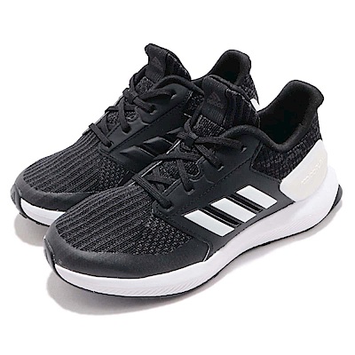 adidas 慢跑鞋 RapidaRun Knit 童鞋