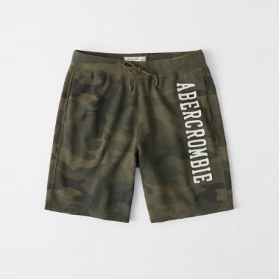 AF a&f Abercrombie & Fitch 短褲 迷彩綠 1336