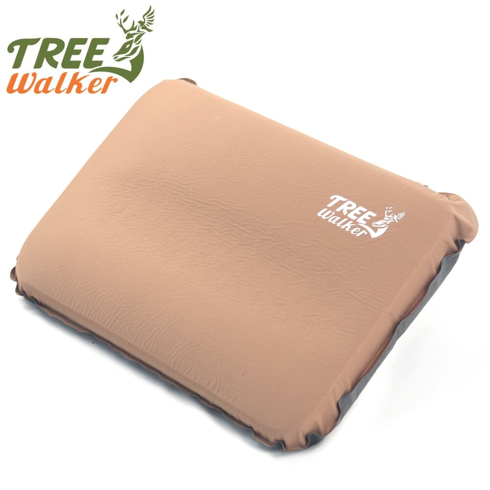 TreeWalker 3D立體自動充氣枕-咖啡色
