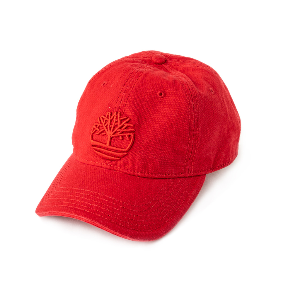 Timberland 男女款紅色棒球帽 | A1E9MJ82