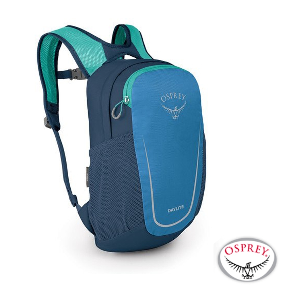 OSPREY Daylite Kid 10L 輕量護體減震透氣兒童背包/書包_波紋藍 R