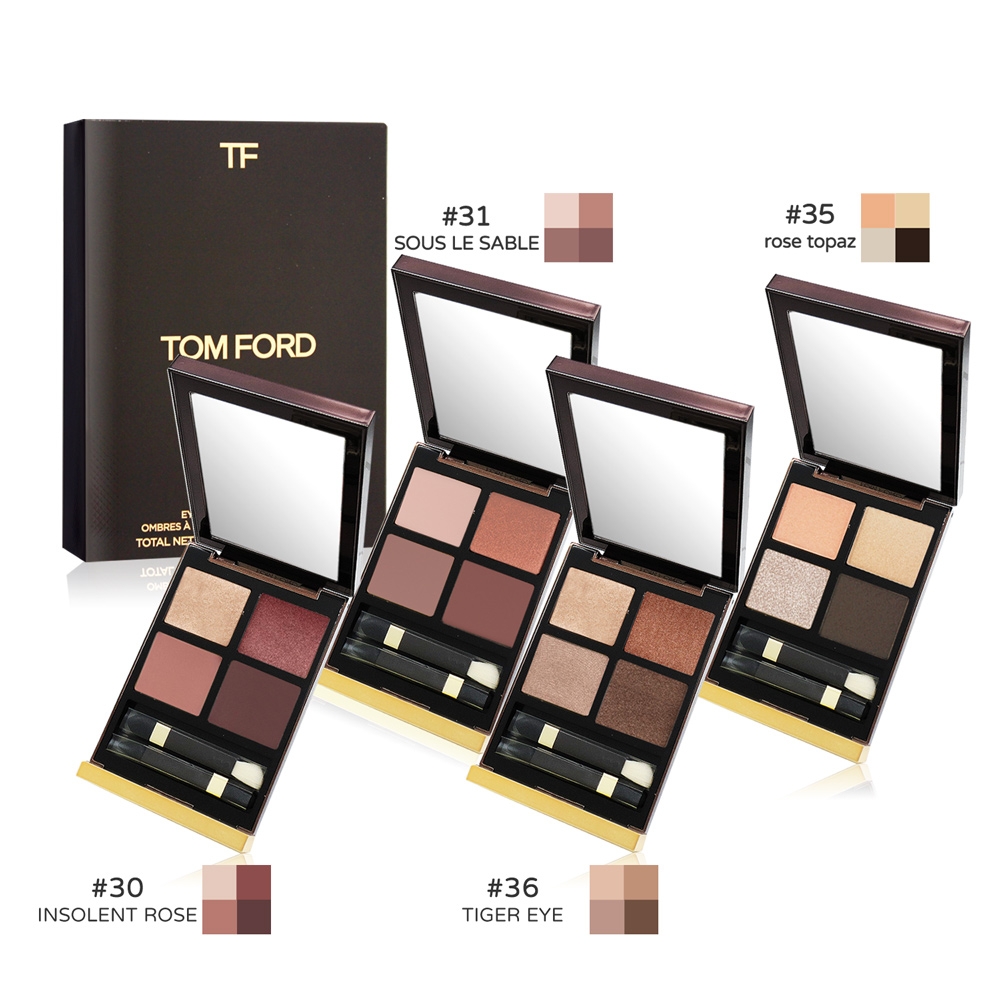 TOM FORD 高級訂製四格眼盤-多色可選[#30/#36]-國際航空版| 歐美保養彩妝| Yahoo奇摩購物中心