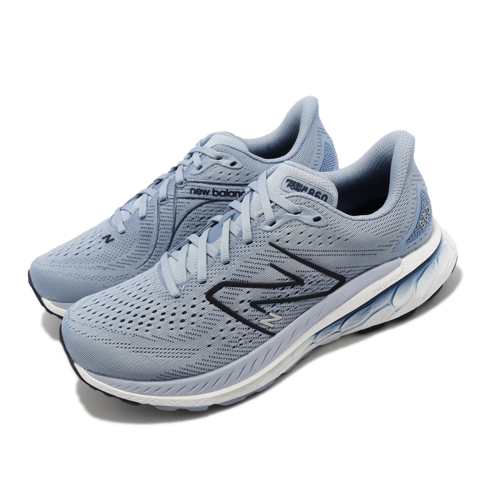 New Balance 慢跑鞋 860 V13 2E 男鞋 寬楦 天空藍 路跑 透氣 運動鞋 M860G132E