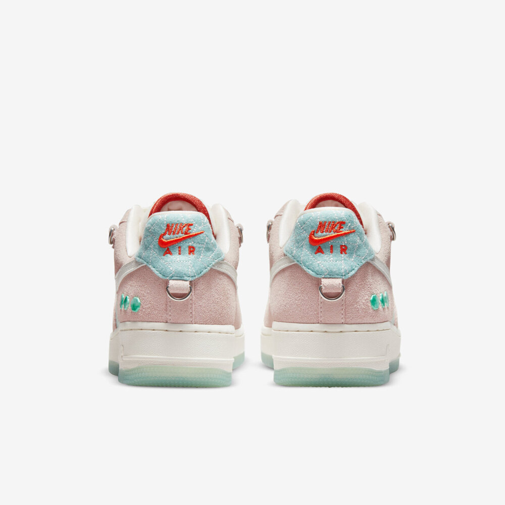 Nike Wmns Air Force 1 07 LX [DQ5361-011] 女休閒鞋經典AF1 麂皮粉綠