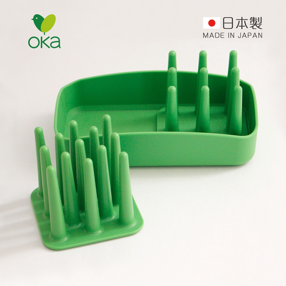 日本OKA Vegi mage日製直立式蔬菜保存收納架-2色可選