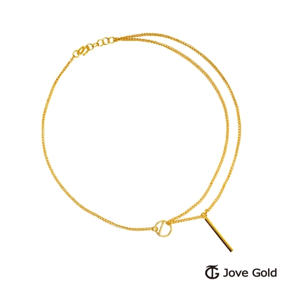 Jove gold漾金飾 專屬美好黃金項鍊-雙鍊款