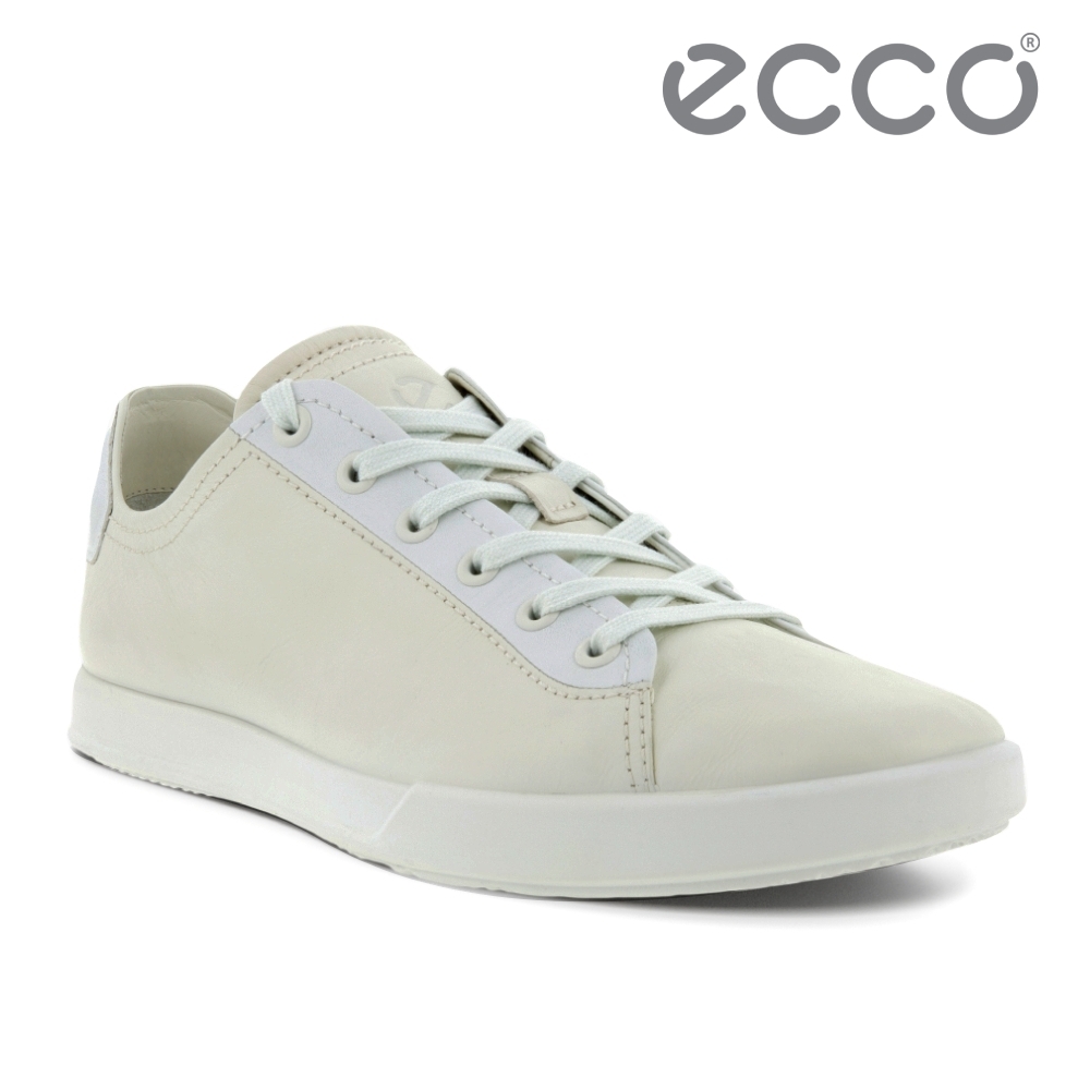 ECCO COLLIN 2.0 時尚單色休閒鞋 男鞋 白色