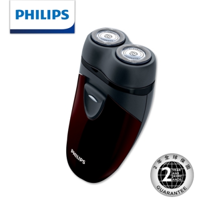 【Philips 飛利浦】勁型系列兩刀頭輕便電鬍刀 PQ206