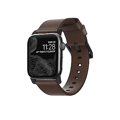 美國NOMADxHORWEEN Apple Watch專用皮革錶帶-摩登38/40mm