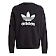 Adidas Trefoil Crew [IM4500] 男 長袖 上衣 衛衣 運動 經典 三葉草 休閒 棉質 黑 product thumbnail 1