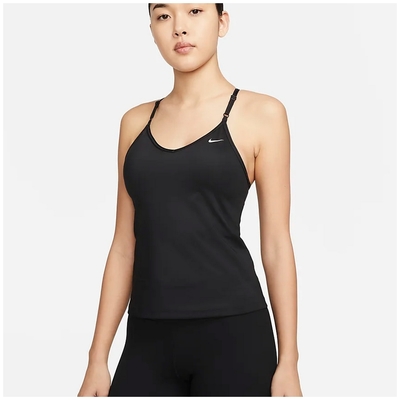 NIKE AS W NK INDY BRA TANK女運動休閒背心-黑色-DX0031010