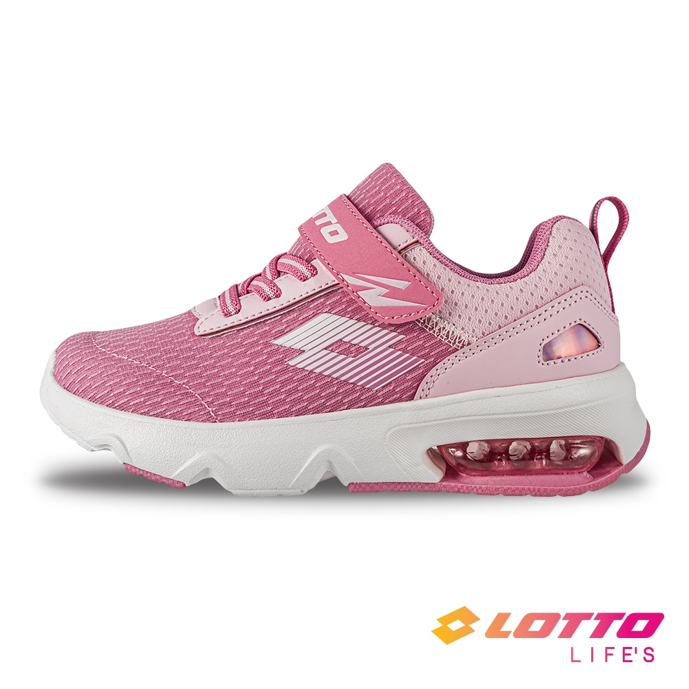 【LOTTO 義大利】童鞋 ARIA' LITE  氣墊跑鞋(梅紅-LT4AKR5943)
