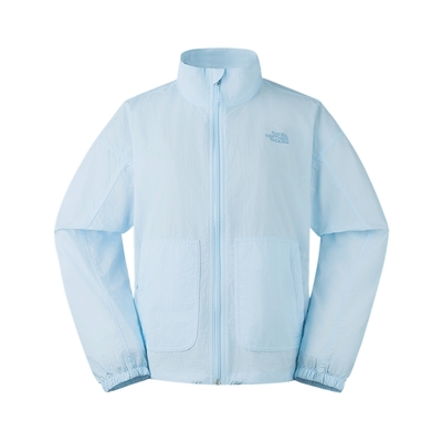 The North Face W M66 UPF WIND JACKET 女防風外套-藍-NF0A87WEO0R