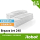 美國iRobot Braava Jet 240 擦地機原廠拋棄式白色乾擦墊1盒10條 product thumbnail 1