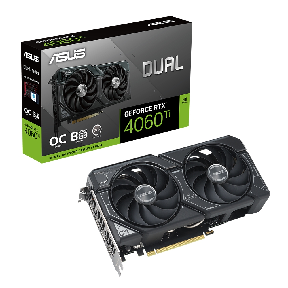 華碩DUAL-RTX4060Ti-O8G 顯示卡| RTX 4060 Ti | Yahoo奇摩購物中心