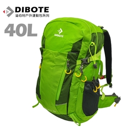 迪伯特DIBOTE 極輕骨架。人體工學40L登山背包/登山包 (綠)