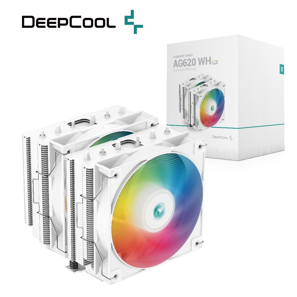 DEEPCOOL 九州風神 AG620 WH ARGB CPU散熱器