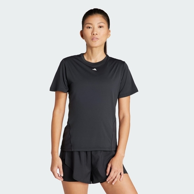 adidas 上衣 女款 短袖上衣 運動 WTR D4T 黑 IQ2654