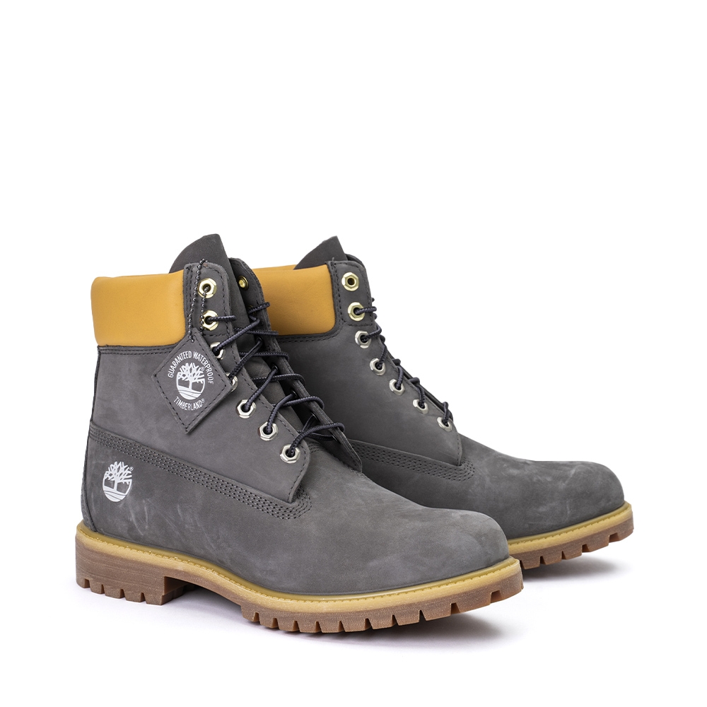 Timberland 男款灰色防水6吋靴|A6873033 | 靴子| Yahoo奇摩購物中心