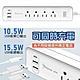 【全方位延長線！自帶USB充電口】TYPE-C+雙USB充電孔 電源延長線/插座延長線/開關電源/過載保護 product thumbnail 1