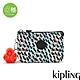 Kipling 黑綠抽象印花三夾層配件包-CREATIVITY S product thumbnail 1