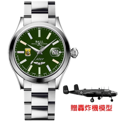 BALL波爾錶 Engineer Master II系列 彩虹杜立特突擊隊 80周年機械腕錶 40mm / NM3000C-S1-GRR