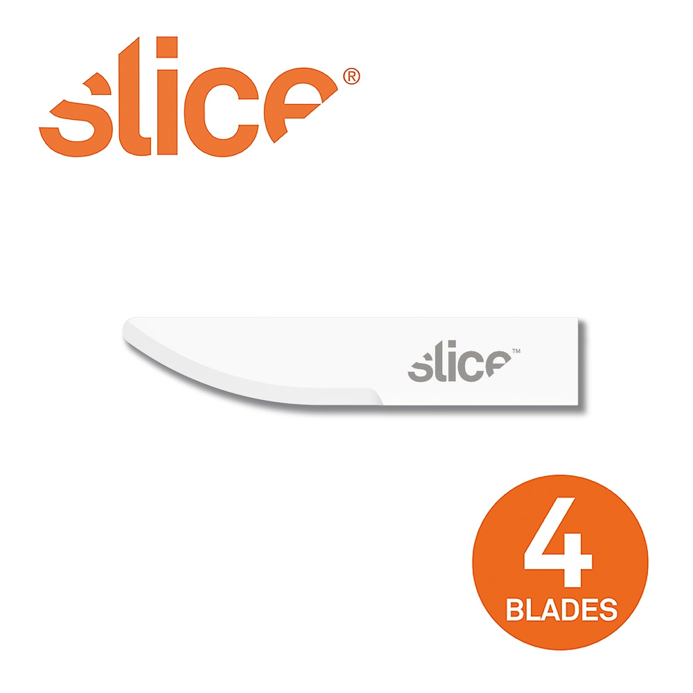 【Slice】陶瓷筆刀替刃-圓弧型 4入組(10520)