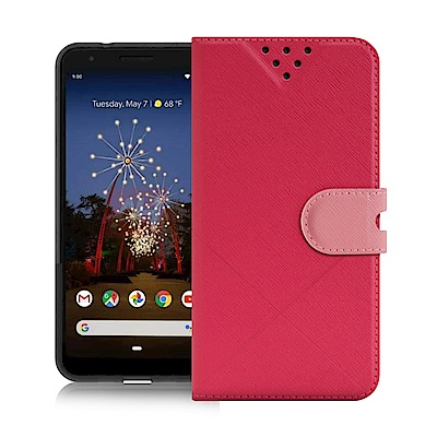 NISDA for Google Pixel 3a XL 風格磨砂側翻支架皮套