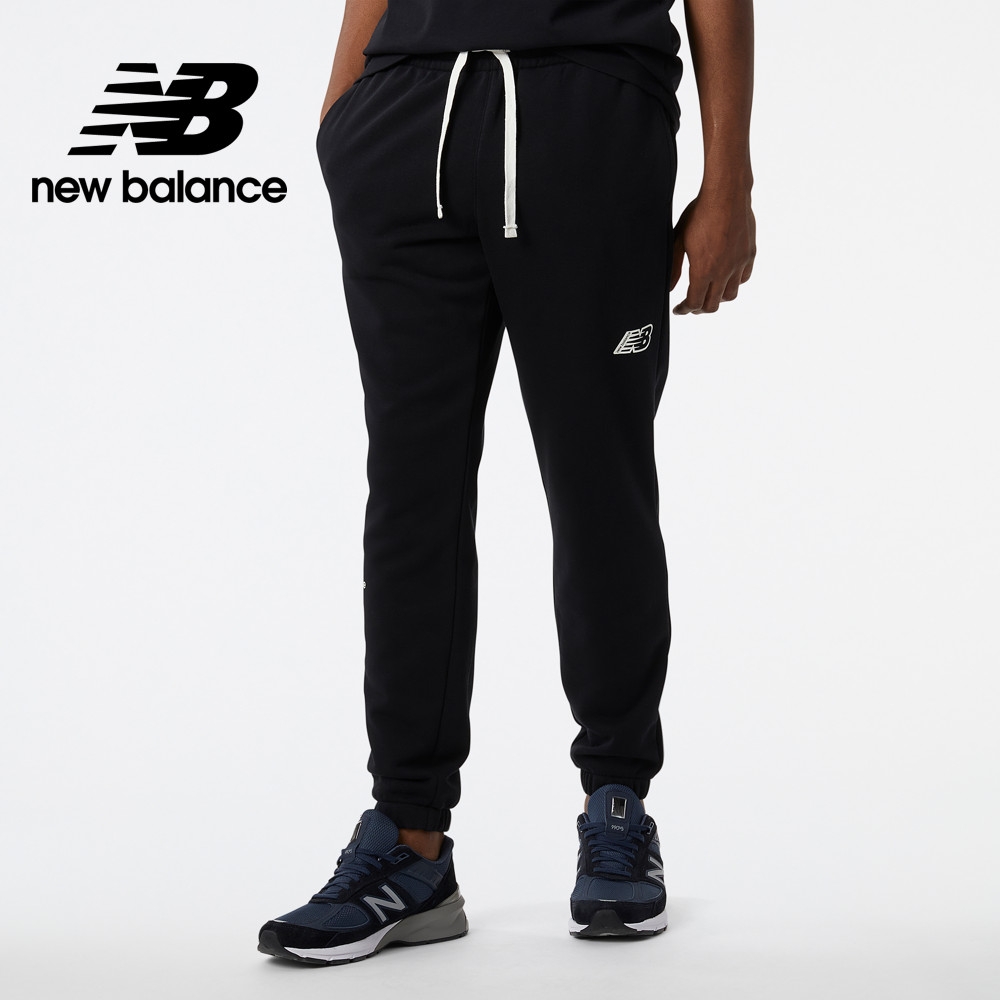 [New Balance]棉質長褲_男性_黑色_MP23504BK