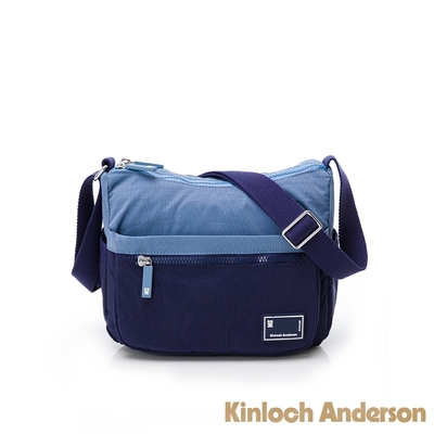【Kinloch Anderson】清新摩卡 造型斜側包 深藍